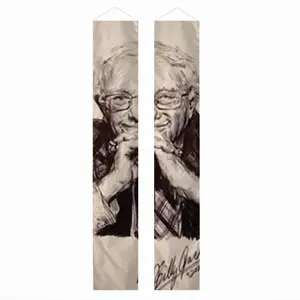 Bernie Sanders Door Curtain Couplet