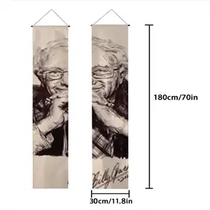 Bernie Sanders Door Curtain Couplet