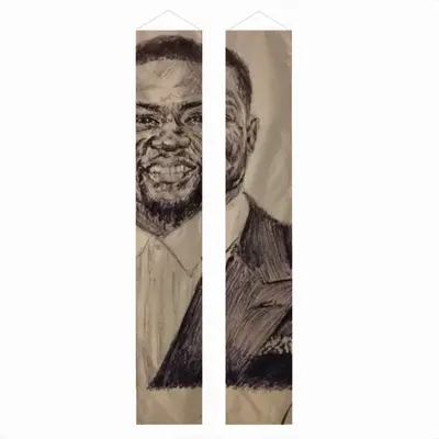 Kevin Hart Portrait Door Curtain Couplet