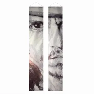 Johnny Depp Portrait Door Curtain Couplet