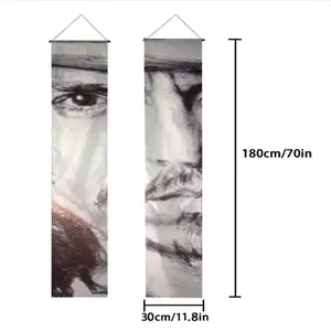 Johnny Depp Portrait Door Curtain Couplet