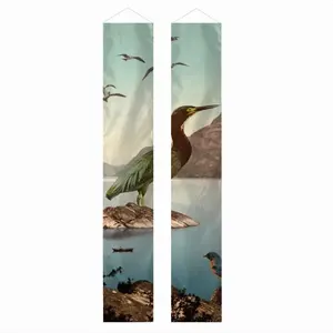 Bird Sanctuary Door Curtain Couplet