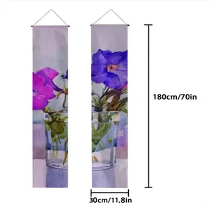 Petunias Door Curtain Couplet