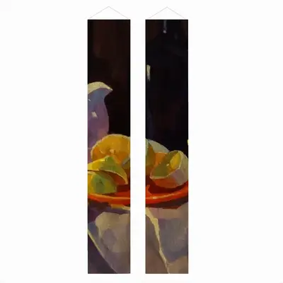 Still Life With Lemon Door Curtain Couplet