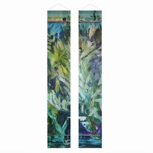 Olive Trees At Dusk Door Curtain Couplet