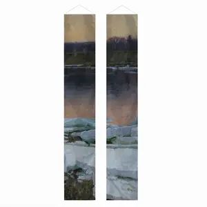 Ice Drift Twilight Door Curtain Couplet