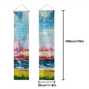 Inner Silence Door Curtain Couplet