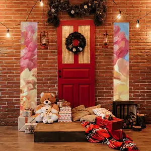 Beautiful Summer Door Curtain Couplet