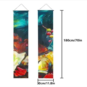 Childhood Memories Door Curtain Couplet