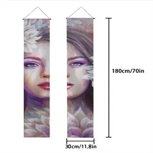 Floral Queen Door Curtain Couplet