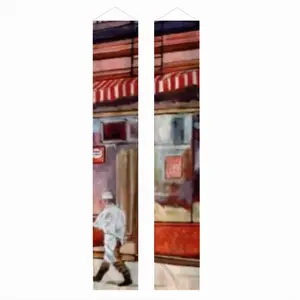 Brooklyn Heights Deli Door Curtain Couplet