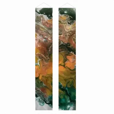 Autumn Flare Door Curtain Couplet