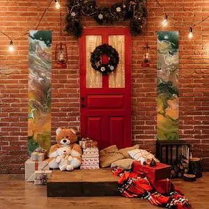 Autumn Flare Door Curtain Couplet