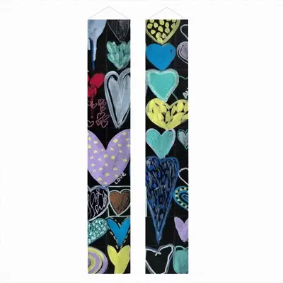 Saint Hearts Door Curtain Couplet