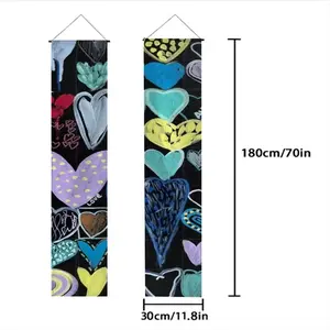 Saint Hearts Door Curtain Couplet