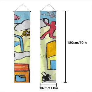 Garden Noises Door Curtain Couplet