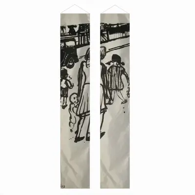 Street Kids Door Curtain Couplet