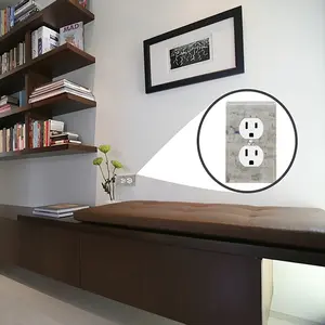 White Medina Socket Panel