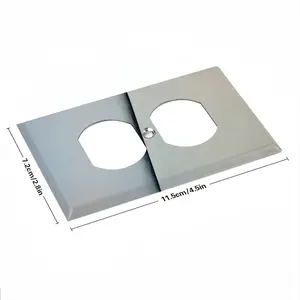 Charcoal White No 1 Series 4 Socket Panel