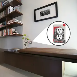 Wwf Panda Socket Panel