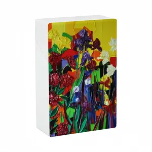 Irises And Peonies The Painter Garden Cigarette Case