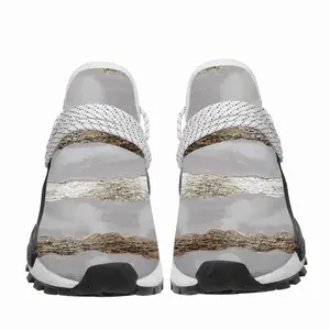 Men Gold Waves Rope Loop Popcorn Shoes