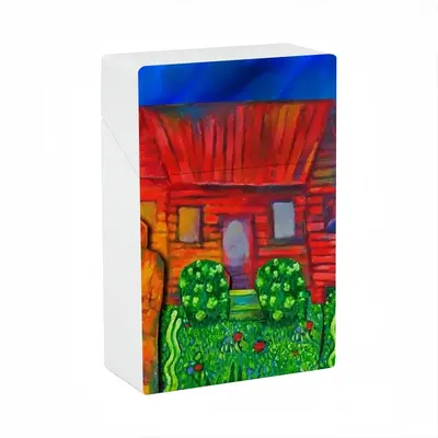 Red House With Miles Cigarette Case