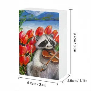 Raccoon Celebrating Spring Cigarette Case