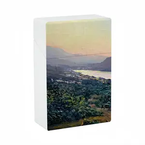 Sunset In Crete Greece Cigarette Case