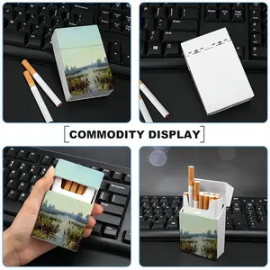 Sunrise Lake With Reeds Cigarette Case