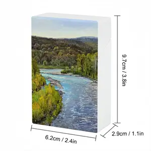 Landscape Impressionism White River Cigarette Case