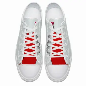 Men Love Is All Around Retro Canvas Shoes