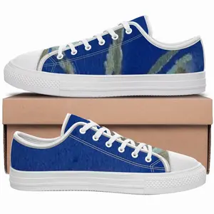 Men Through The Wave Glass Retro Canvas Shoes