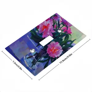 Peonies Switch Panel (Single Hole)