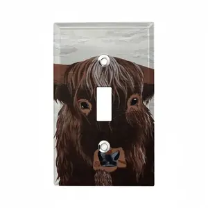 Bull - Red Bull Taurus Animals Buffalo Wild Switch Panel (Single Hole)