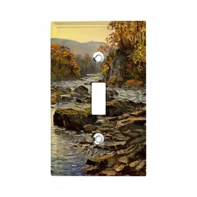 White River Gorge Impressionism Switch Panel (Single Hole)