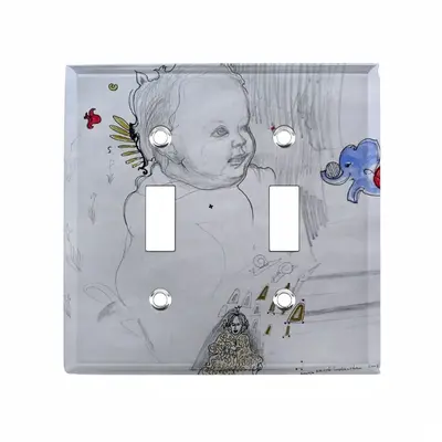 Baby - Drawing Pencil Switch Panel (Double Hole)