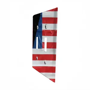 Pubic Flag United States Switch Panel (Double Hole)