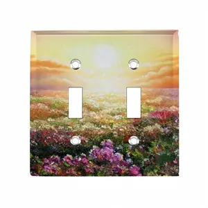 Sea Of Flowers Switch Panel (Double Hole)