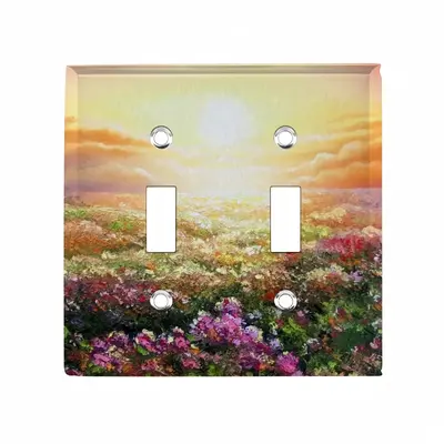 Sea Of Flowers Switch Panel (Double Hole)