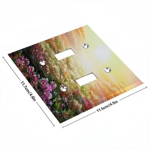 Sea Of Flowers Switch Panel (Double Hole)