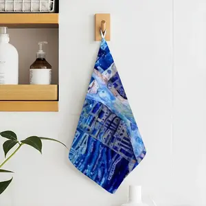 True Blue Hand Towel