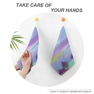 Moon Trees Hand Towel