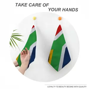 Pubic Flag South Africa Hand Towel