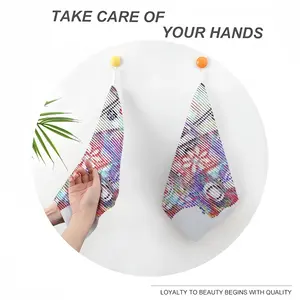 The Combi Of Peace And Love Hand Towel