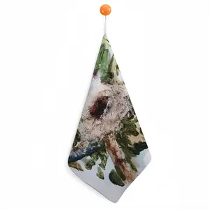 Birds Nest And Flying People Hand Towel