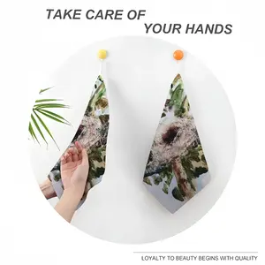 Birds Nest And Flying People Hand Towel