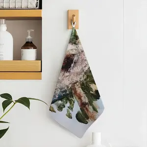 Birds Nest And Flying People Hand Towel