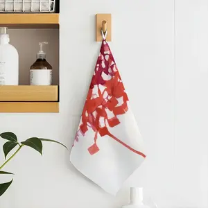 Calligraphic Landscape 003 Hand Towel