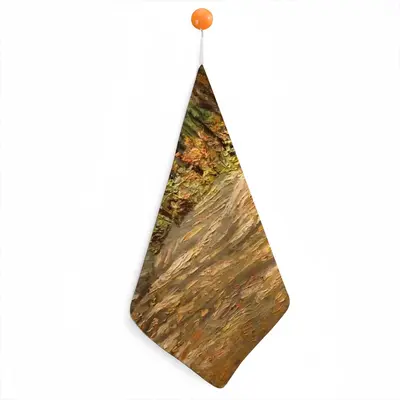 Famous Forest Trail Impasto Hand Towel